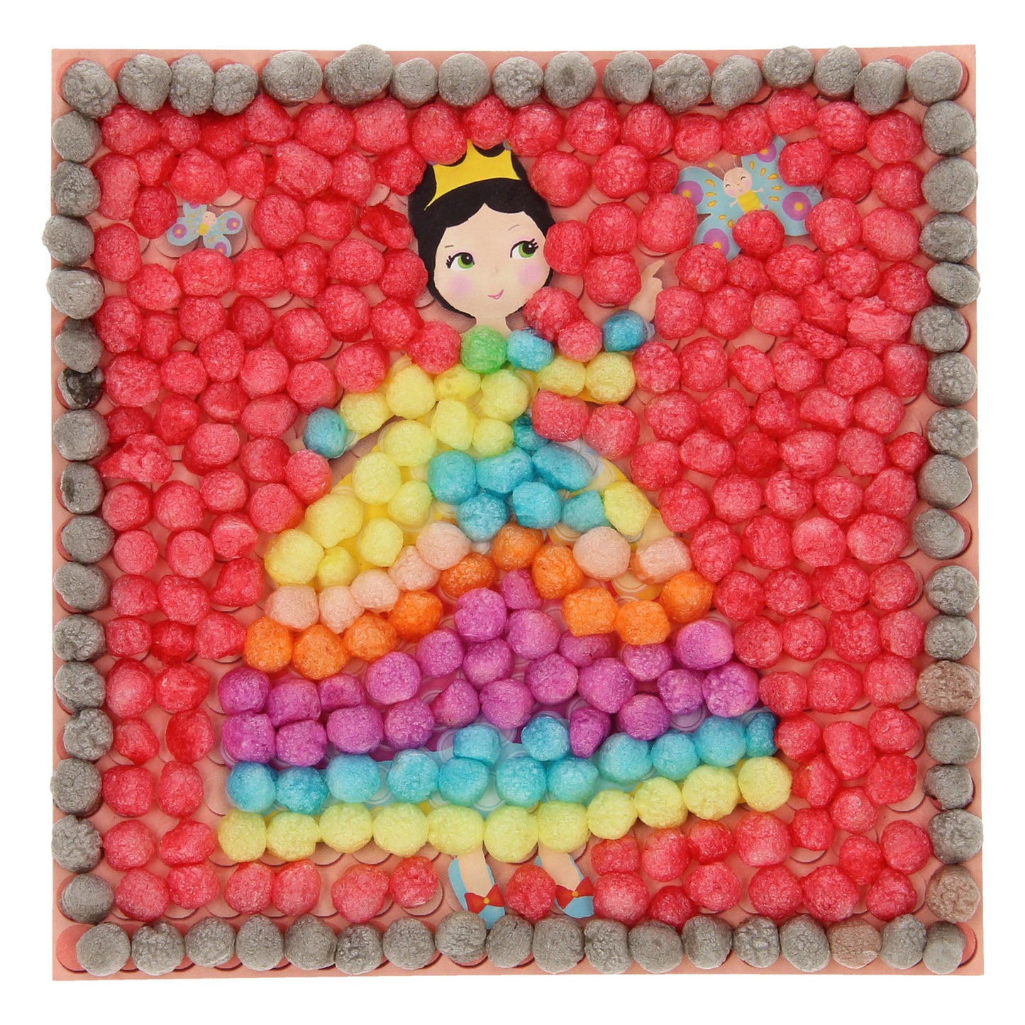 Le carte a mosaico Playmais decorano la principessa