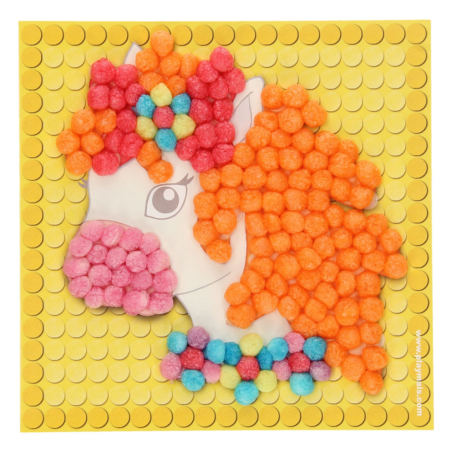 Playmais mosaic kaarten versieren dream pony
