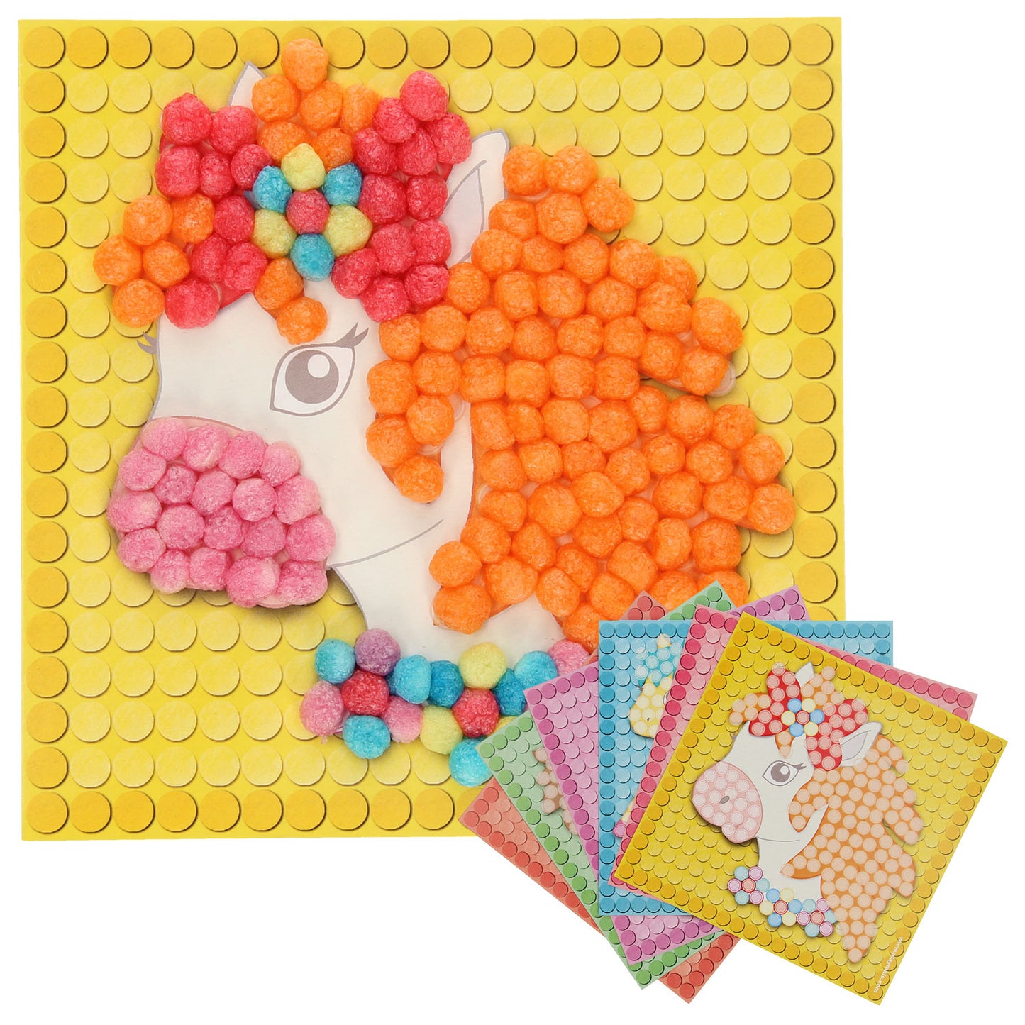 Playmais mosaic kaarten versieren dream pony