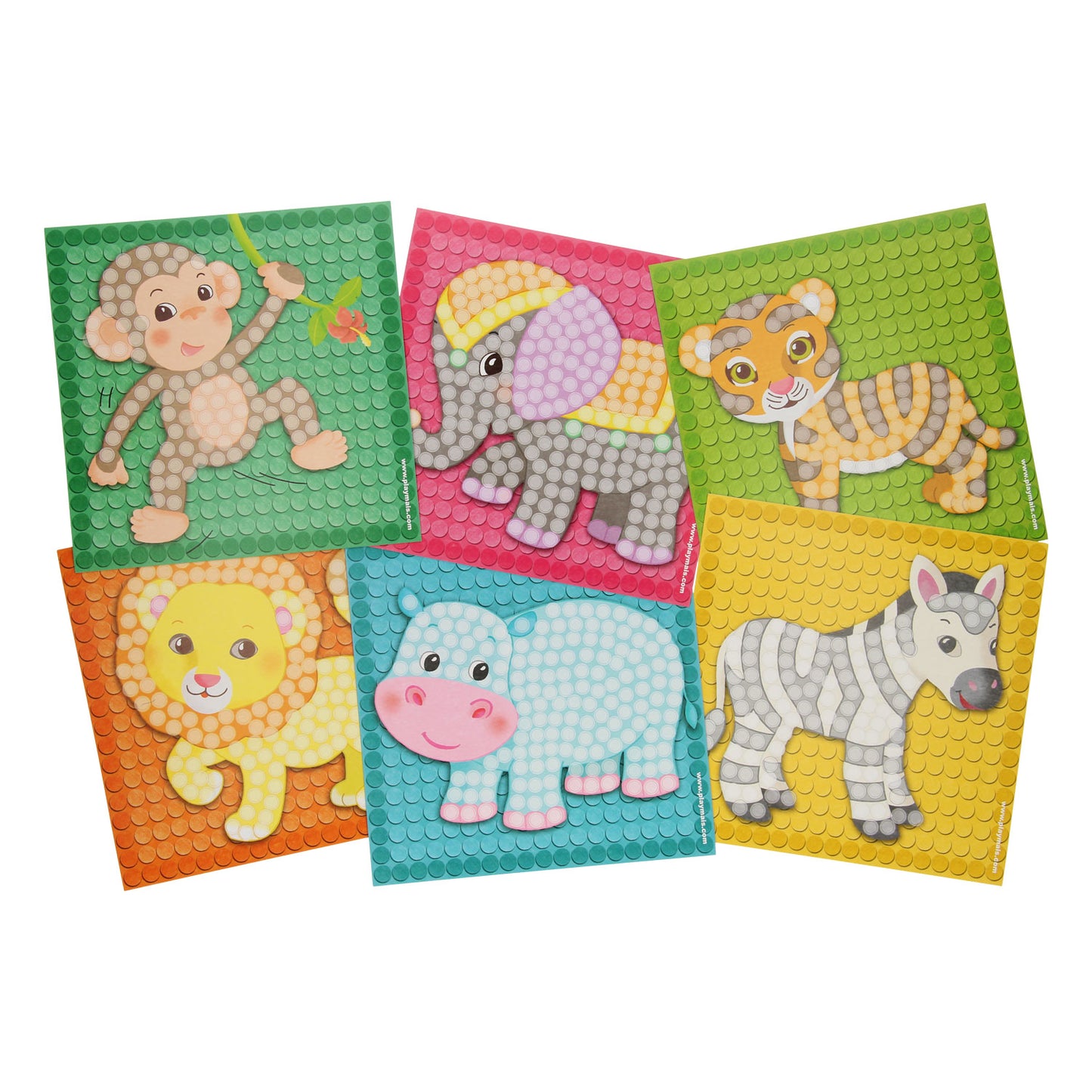 Playmais Mosaic cartas Decorar zoológico