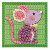 Playmais mosaic kaarten versieren kleine vriendjes