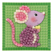 Playmais mosaic kaarten versieren kleine vriendjes - afbeelding 2