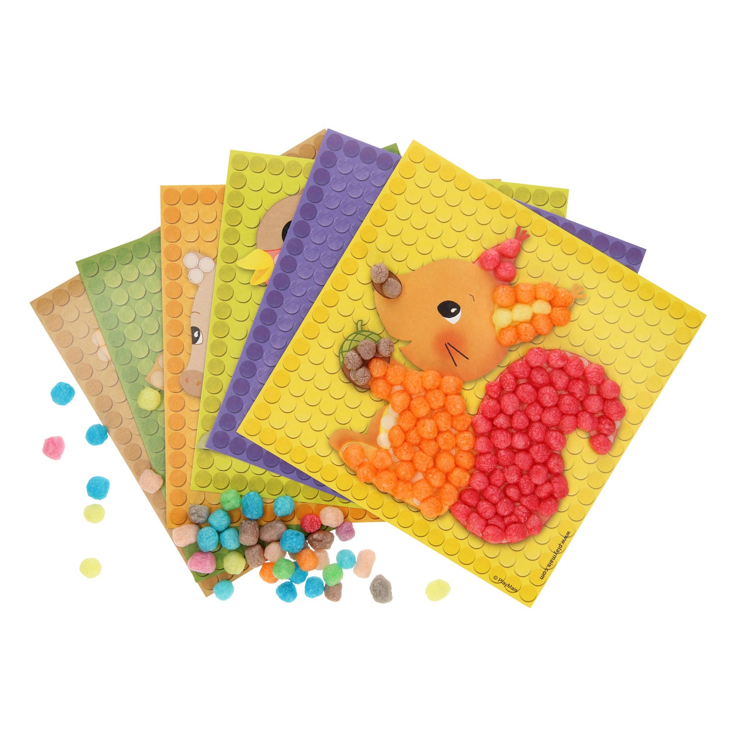 Playmais Mosaic cartas decorar bosque