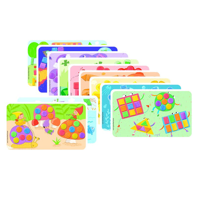 Le carte Playmais decorano i colori, 24 °.
