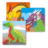 Playmais Playmais Cards Mosaic Decor Fantasy Dragon - afbeelding 2