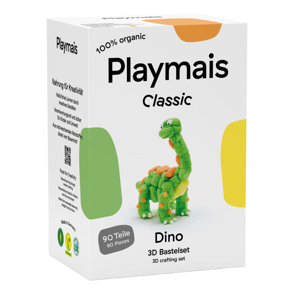Playmais dinosaurio 3d clásico - 90 uds.