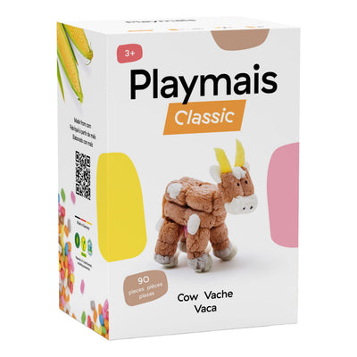 Mucca 3D classica di Playmais - 90 pezzi.