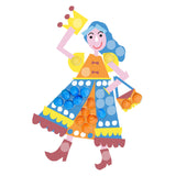 Playmais mosaic prinses - 2300 stukjes - afbeelding 3