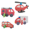 Tarjetas Playmais decoran camión de bomberos