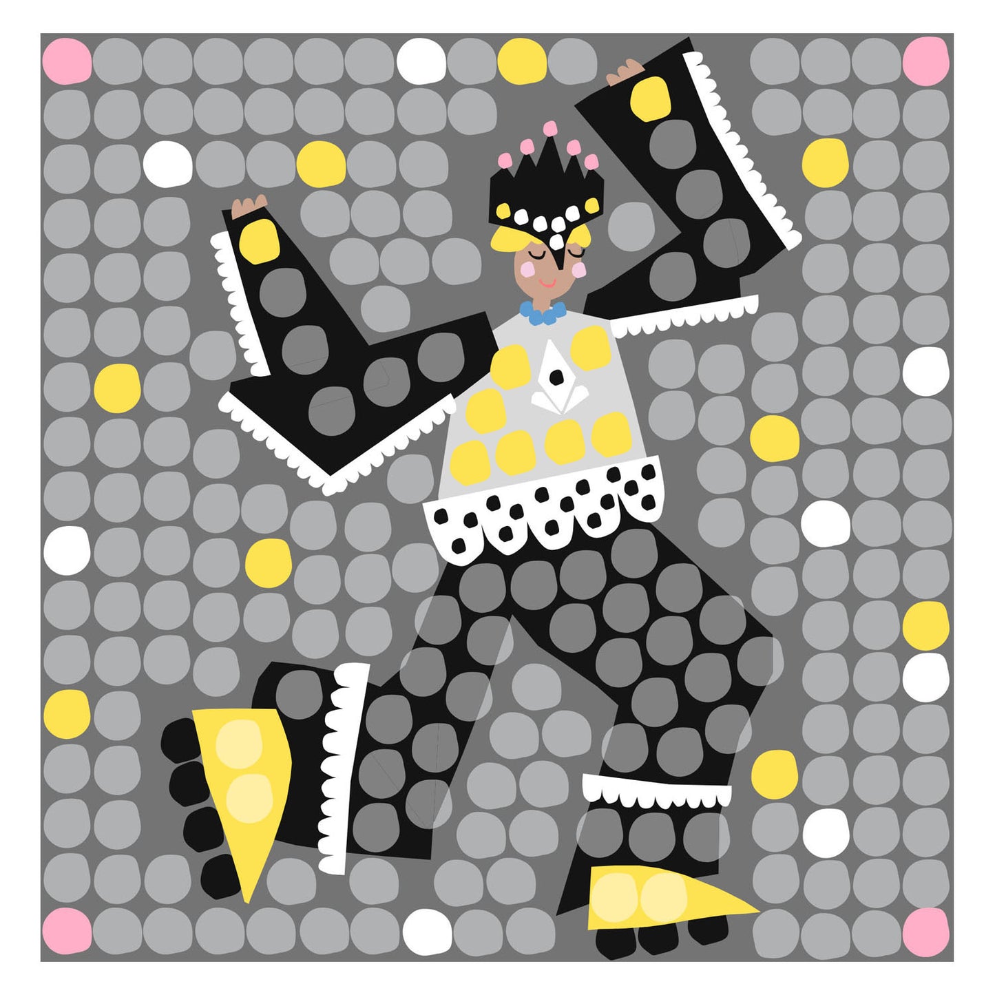 Le carte mosaico Playmais decorano la principessa