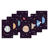 Tarjetas de mosaico Playmais decoran el sistema solar