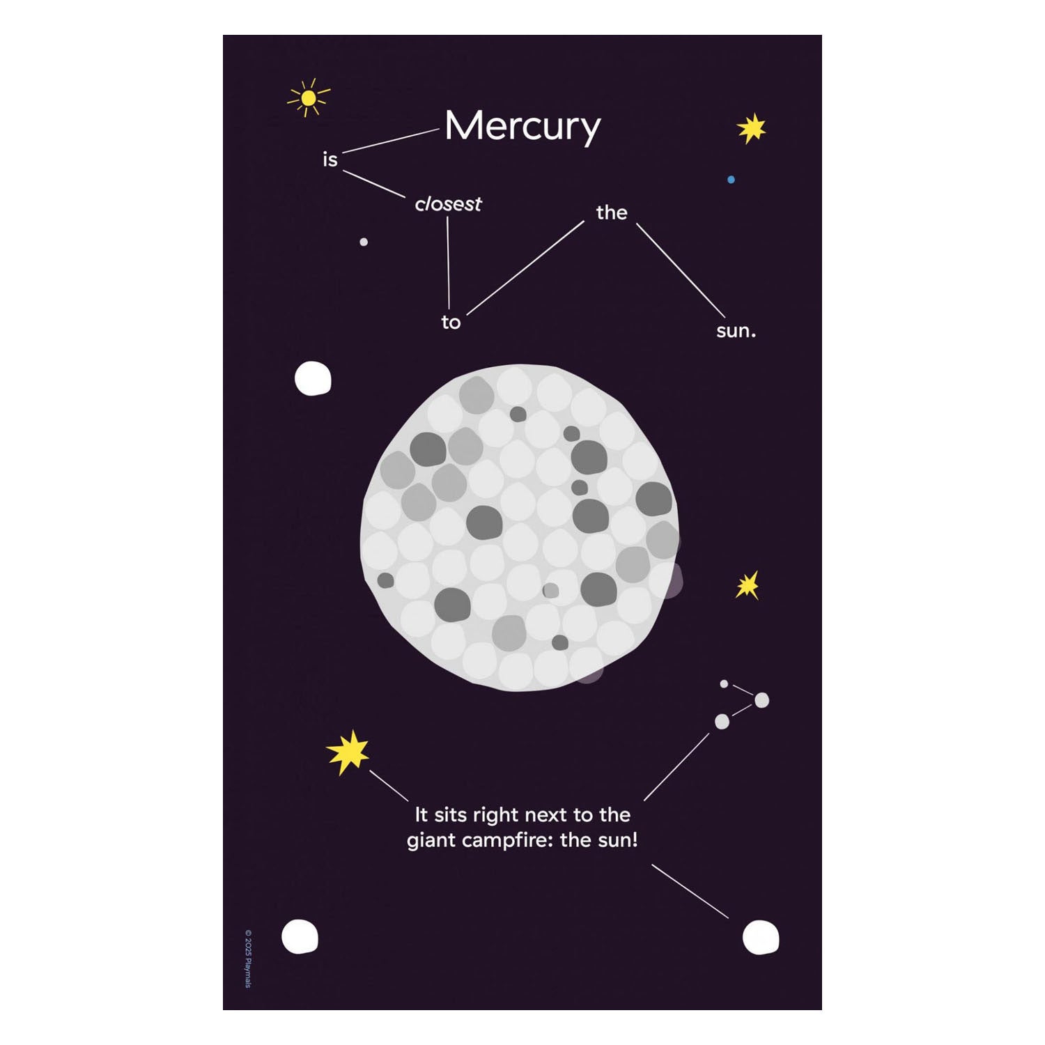Le carte mosaico Playmais decorano il sistema solare