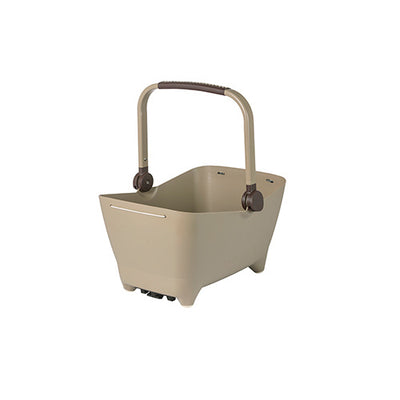 Basil Buddy Mik - Dog Bike Basket - Sul retro - Biscotti Brown