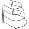 Griglia per padelle Metaltex Canyon nero opaco