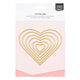 Vaessen creative • troqueles de corte corazones 6 uds.