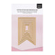 Vaessen creative • Essentials troqueles de corte y estampado banner 8 piezas