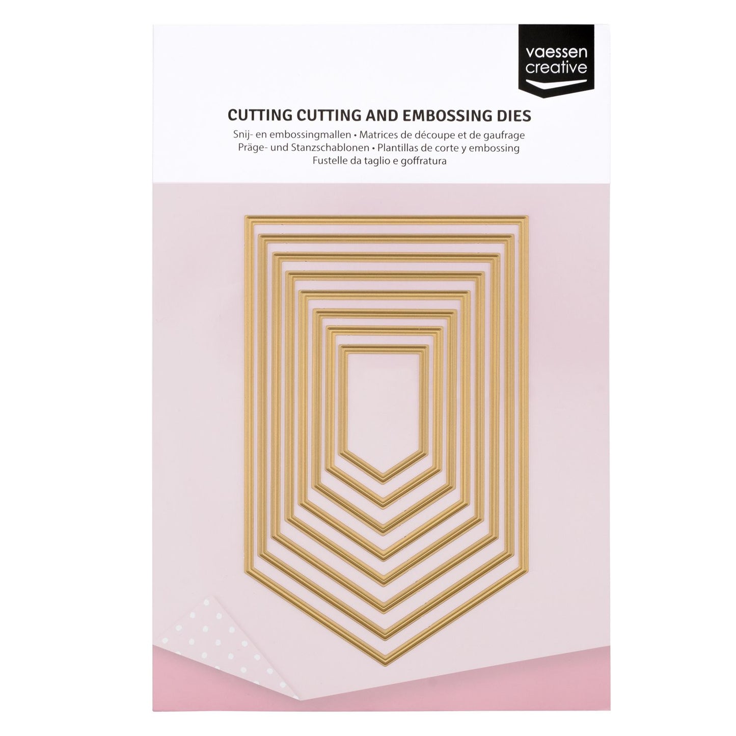 Vaessen creative • Essentials fustelle rettangolari 8 pz.