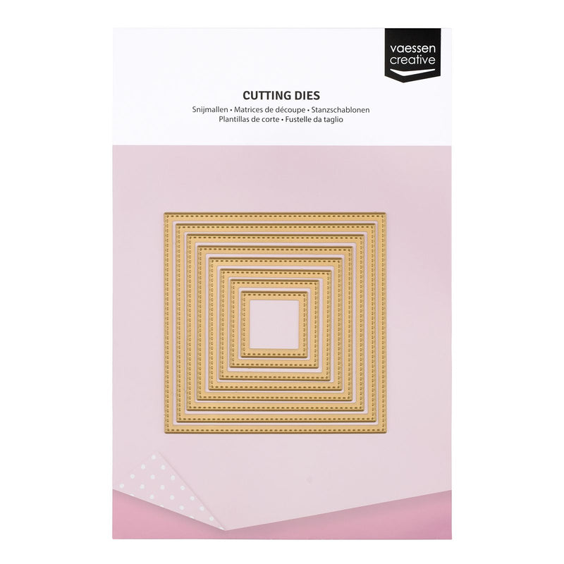 Vaessen creative • Essentials fustelle quadrate 8 pz.