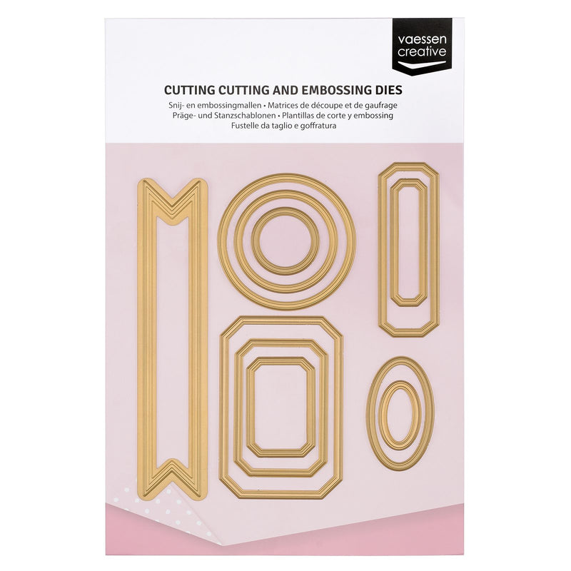 Vaessen creative • Essentials fustelle per biglietti 11 pz.