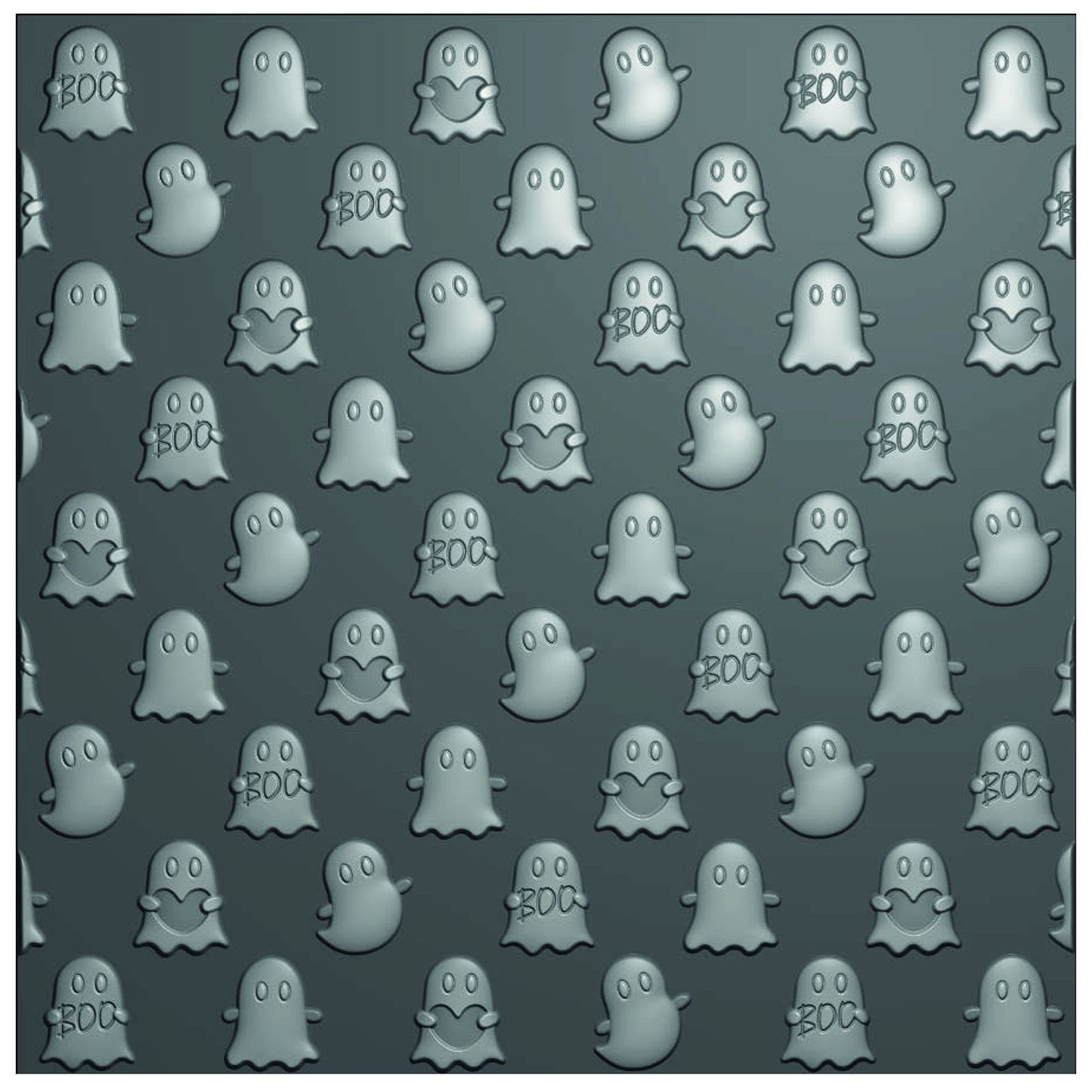 Vaessen creative • carpeta de embossing fantasmas 15x15cm 1º.