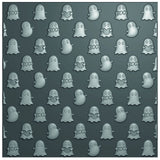 Vaessen creative • embossing folder ghosts 15x15cm 1st. - afbeelding 2