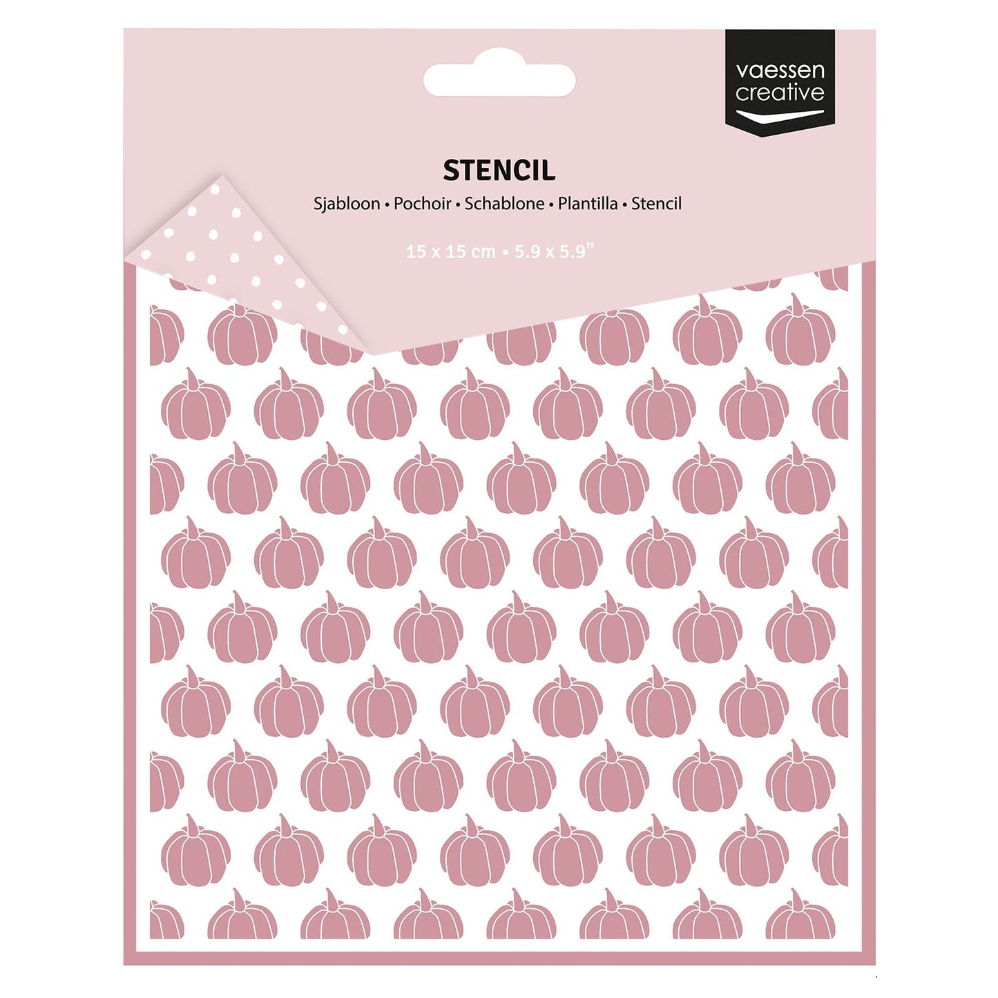 Vaessen creative • modello zucche 15x15 cm