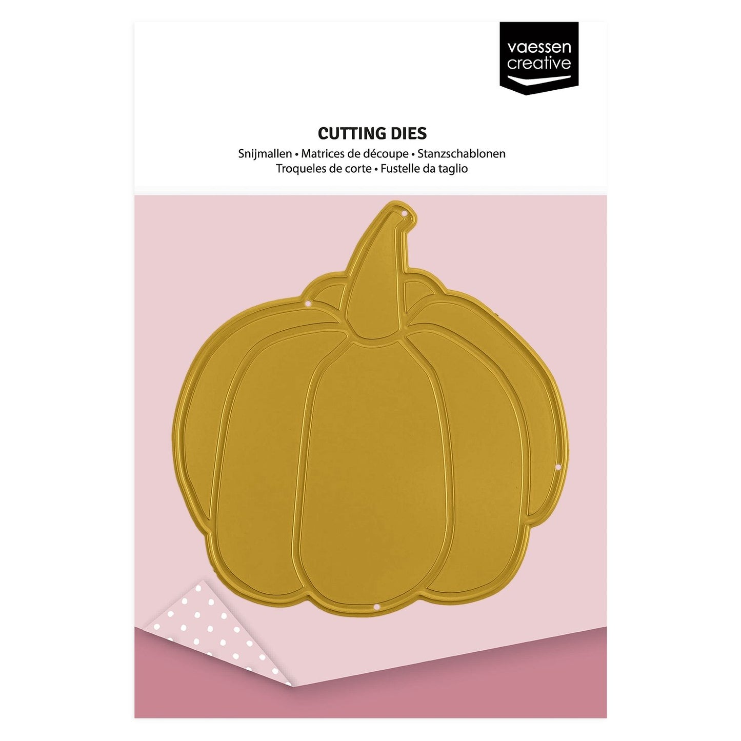 Vaessen creative • fustella per taglio e goffratura della zucca 7x7,5 cm