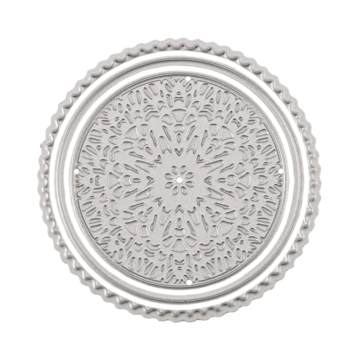 Vaessen creative • stamp die papieren zegel rond ø5,4cm 3st.