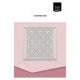 Vaessen creative • estampar el sello de papel cuadrado 5,4x5,4cm 3 uds.