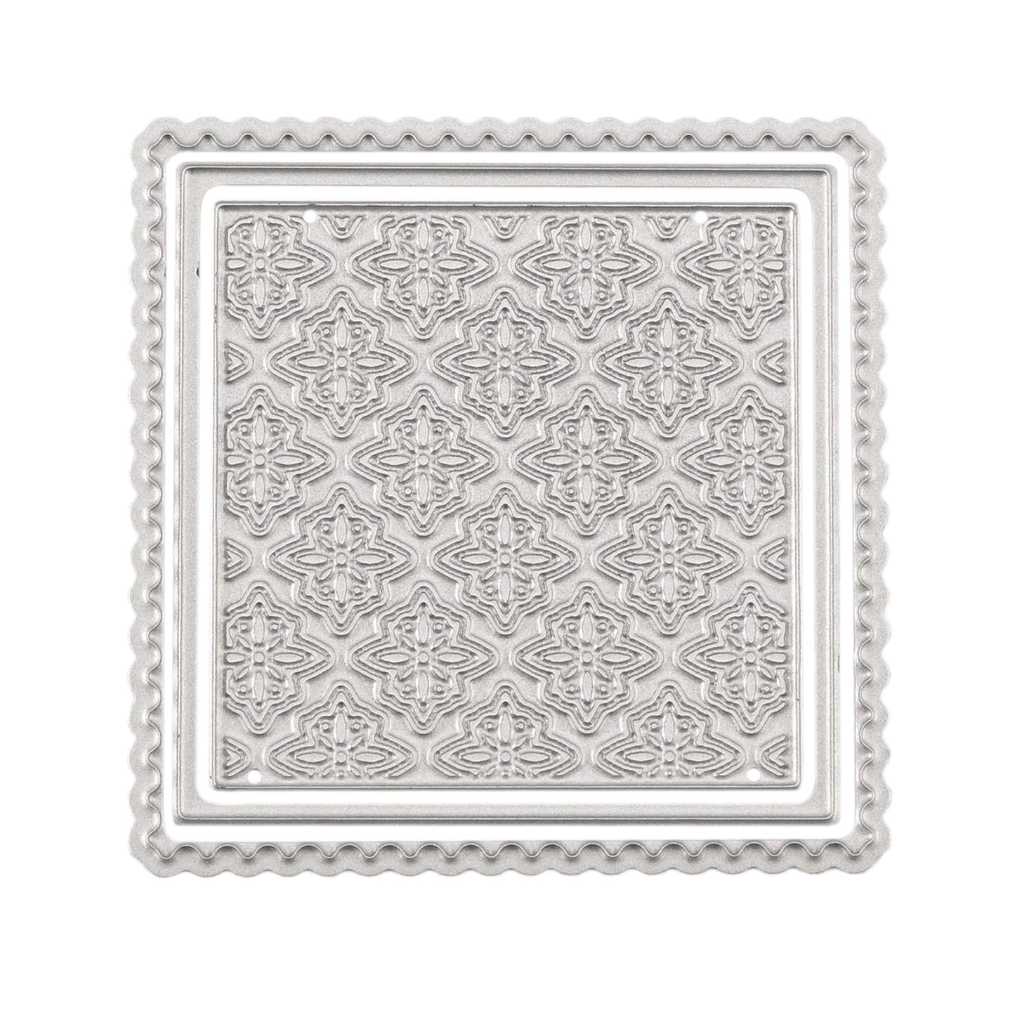 Vaessen creative • estampar el sello de papel cuadrado 5,4x5,4cm 3 uds.