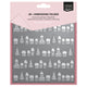 Vaessen creative • Carpeta de estampado 3D Pueblo navideño 15x15cm