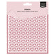 Vaessen creative • plantilla hojas de acebo 15x15cm
