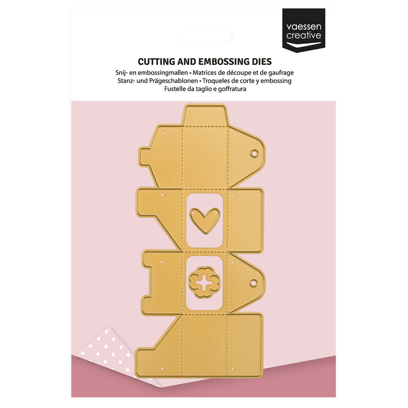 Vaessen creative • mini fustelle confezione regalo 3 pz.