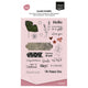 Vaessen creative • sellos transparentes sentimientos 24 uds.