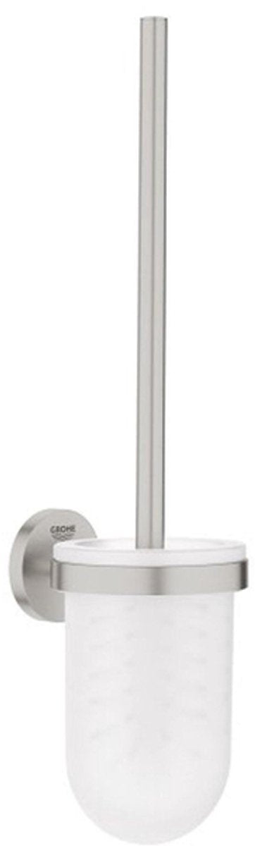 Juego de escobilla para inodoro Grohe Essentials (modelo de pared) - Supersteel (acero inoxidable)