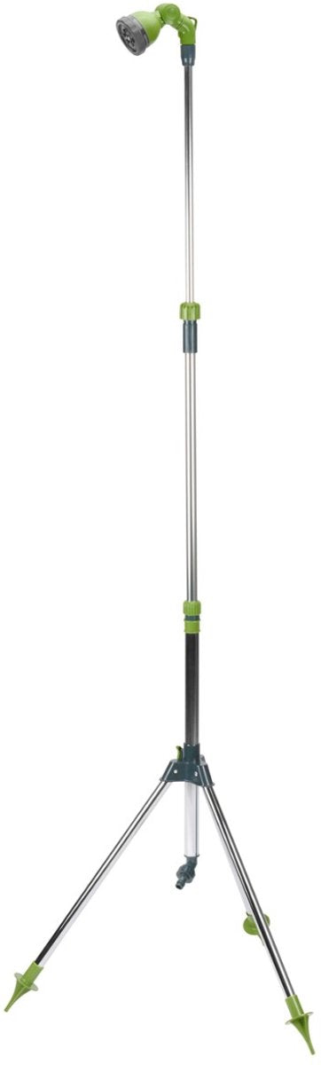 Doccia da giardino Kinzo con treppiede - doccia da esterno orientabile fino a 220 cm - 7 posizioni di getto