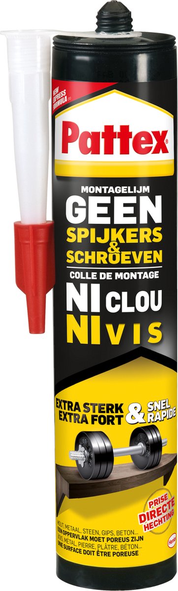 Pattex 1003854 - Sin clavos ni tornillos 400gr | 6 piezas