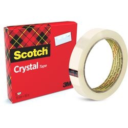 Cinta cristalina 6001966 scotch 19mmx66m super transparente no amarillea