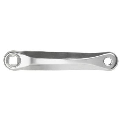 M-wave crankarm links aluminium 170 mm - zilver