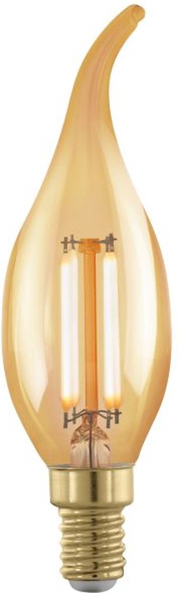 Lampada a led Eglo Cander con punta E14 320 lm ambra 1700 K Dimmabile