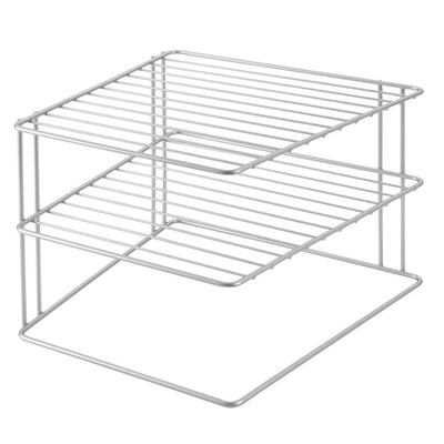 Metaltex palio hoekkastrek 25x25x19cm zilver