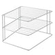 Metaltex Metaltex Space Line Plate Rack 2 pisos 25x25x19 cm de plata