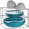 Metaltex Metaltex Space Line Plate Rack 2 pisos 25x25x19 cm de plata