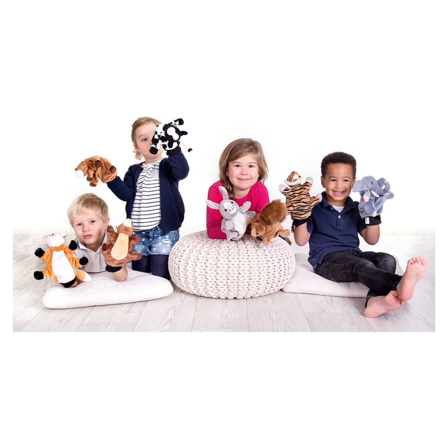 Beleduc handpop niño elefante de lujo