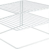 Metaltex Metaltex Silos Space Side Rek 2 pantalones cortos 25x25x19 cm blanco