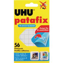Uhu patafix adhesive pads (12 pieces) transparent double-sided