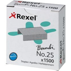 Graffette rexel 5020 nr25 confezione da 1500 pezzi