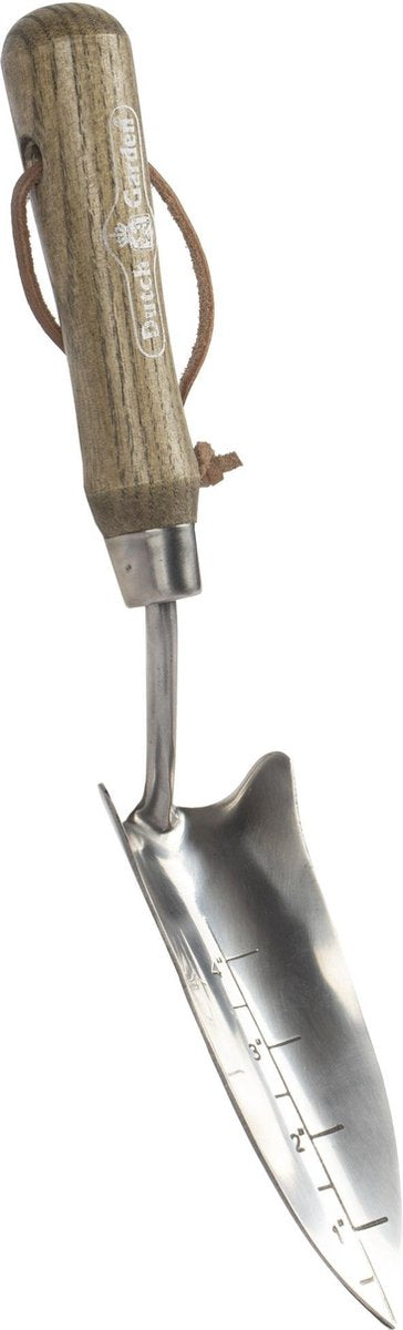 Cazzuola stretta per trapianto da giardino olandese Talen Tools – rinvaso preciso con acciaio inossidabile e legno FSC