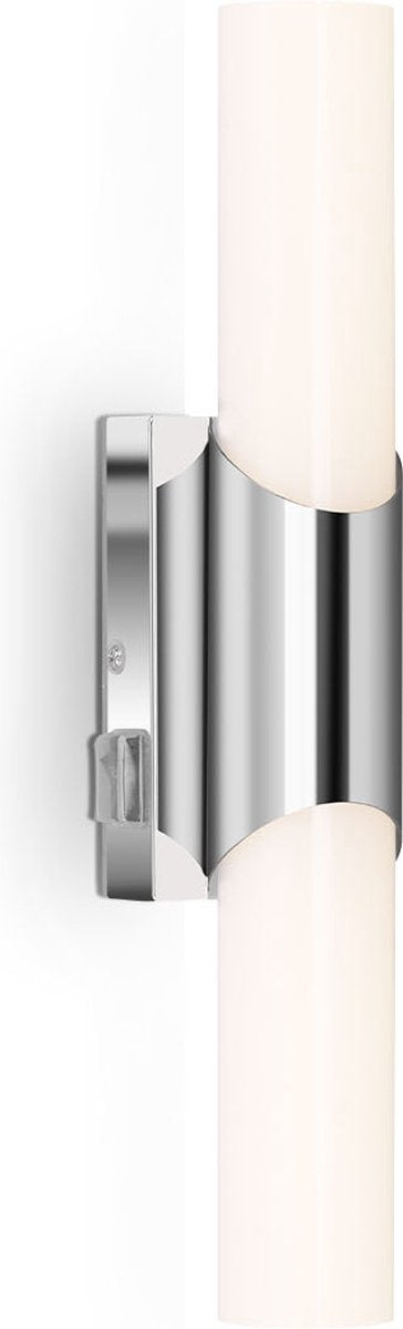 Briloner lime - Lampada da specchio LED - Illuminazione specchio bagno - con interruttore integrato - Luce bianca neutra 4.000k - 6,5w - 700 lm - Cromato - 32cm
