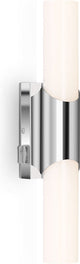 Briloner lime - Lampada da specchio LED - Illuminazione specchio bagno - con interruttore integrato - Luce bianca neutra 4.000k - 6,5w - 700 lm - Cromato - 32cm